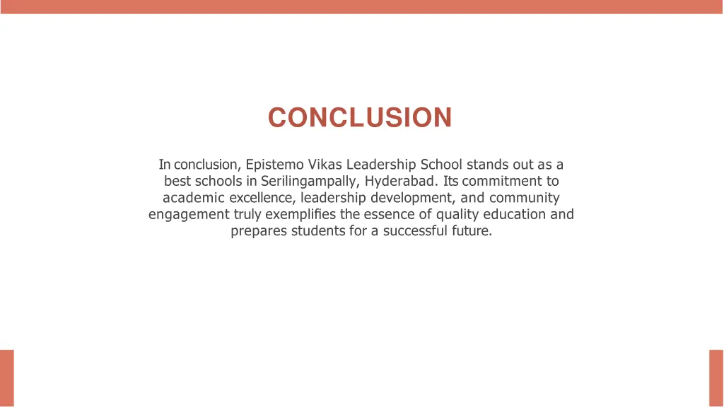 conclusion