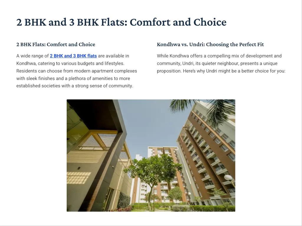 2 bhk and 3 bhk flats comfort and choice