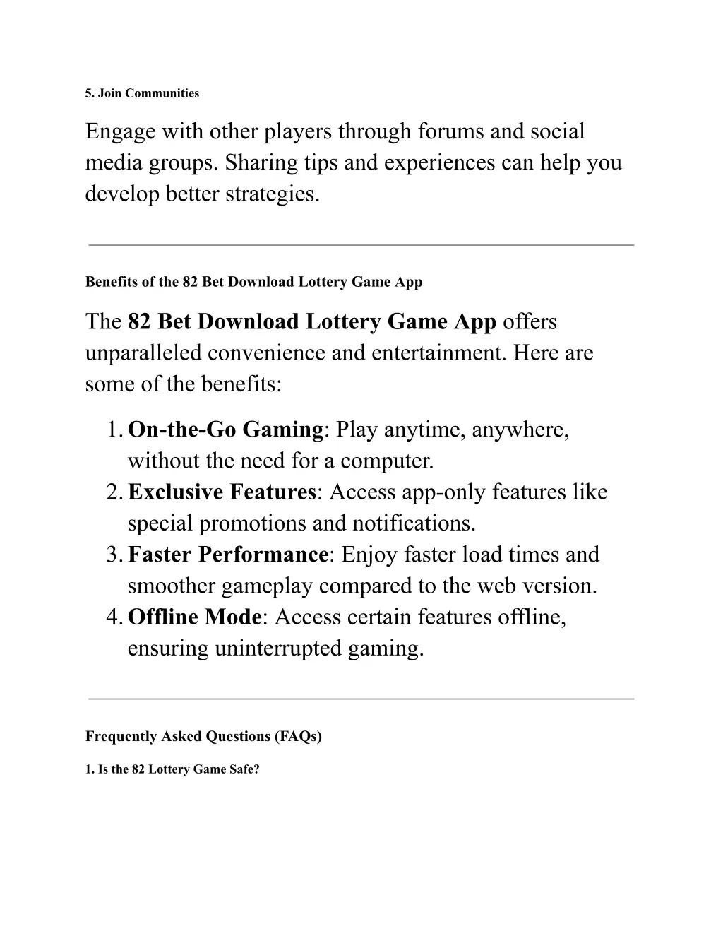5 join communities