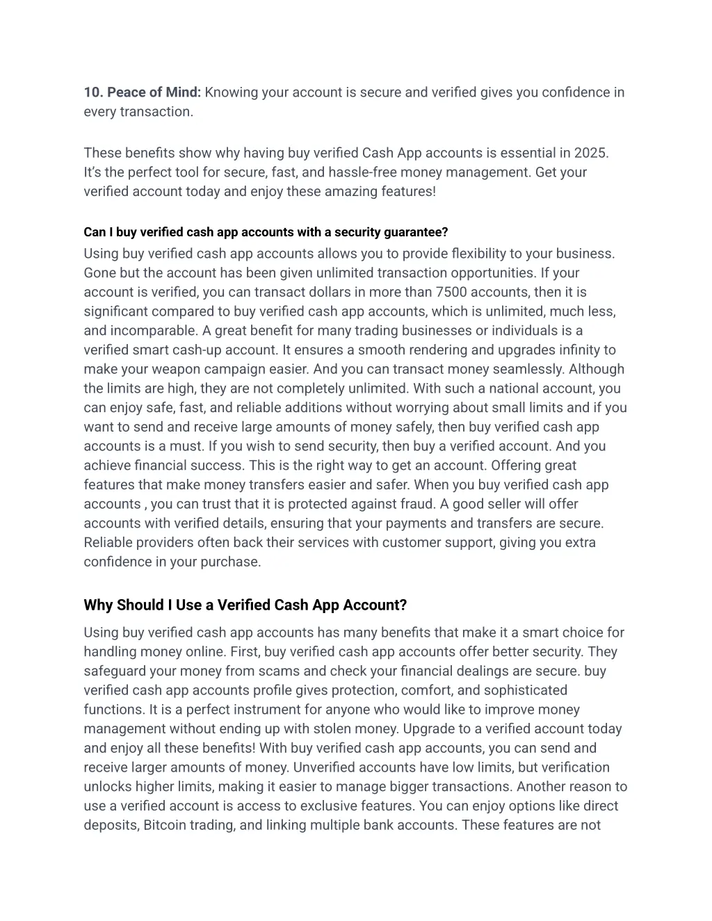 10 peace of mind knowing your account is secure