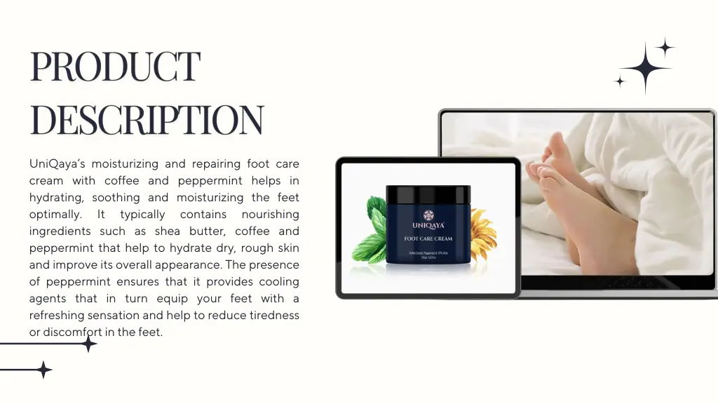 uniqaya s moisturizing and repairing foot care