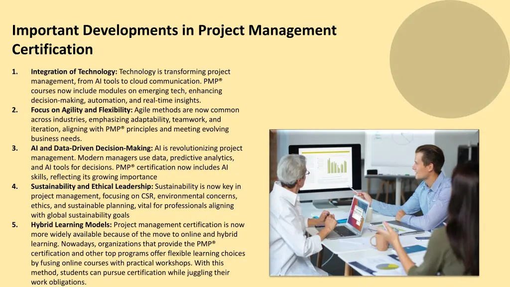 important developments in project management