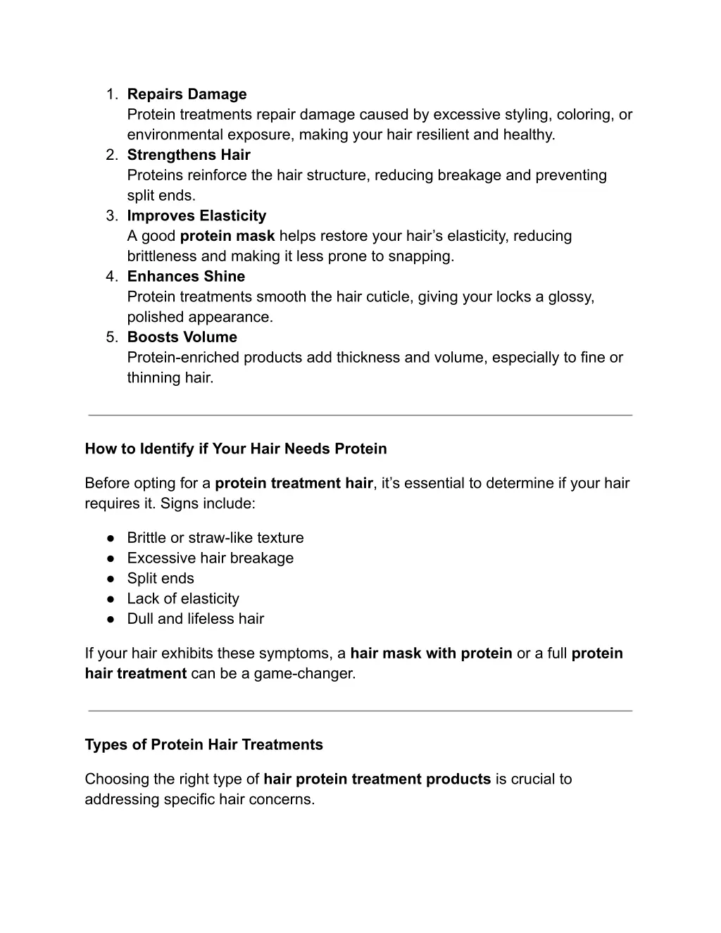 1 repairs damage protein treatments repair damage