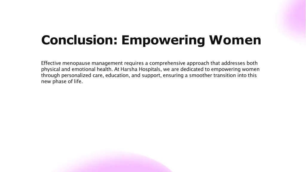 conclusion empowering women