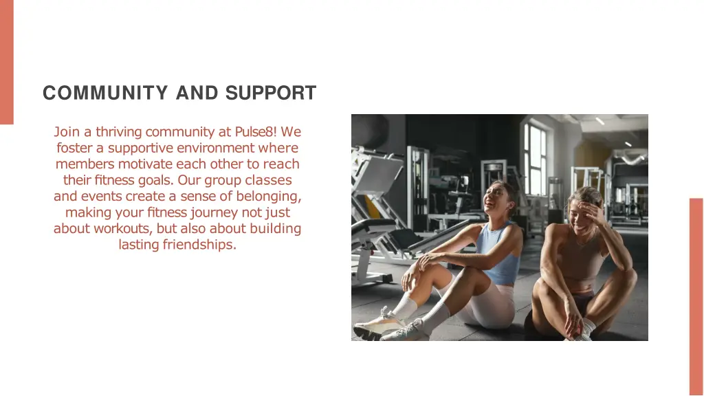 community and support