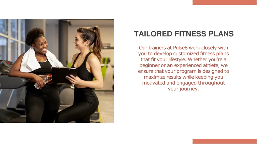 tailored fitness plans