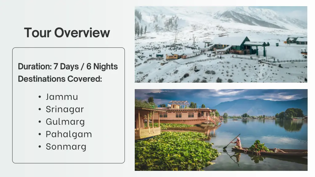 jammu srinagar gulmarg pahalgam sonmarg