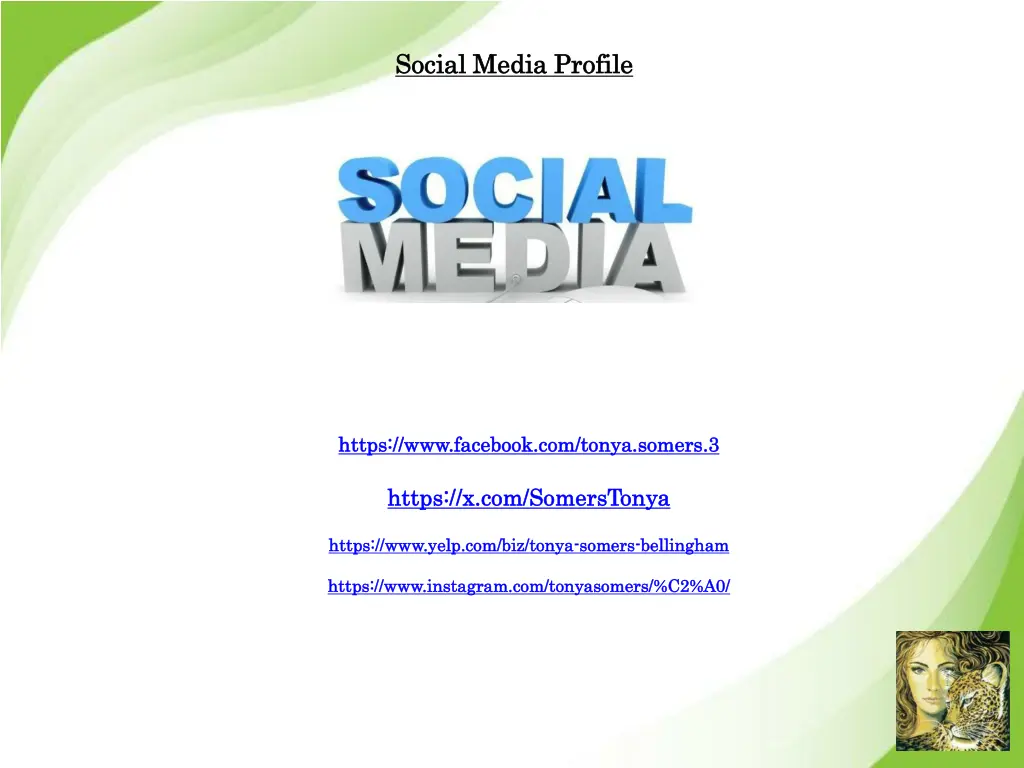 social media profile social media profile