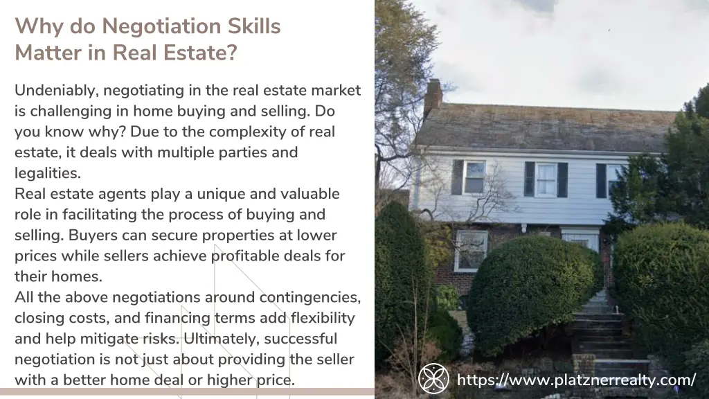why do negotiation skills matter in real estate