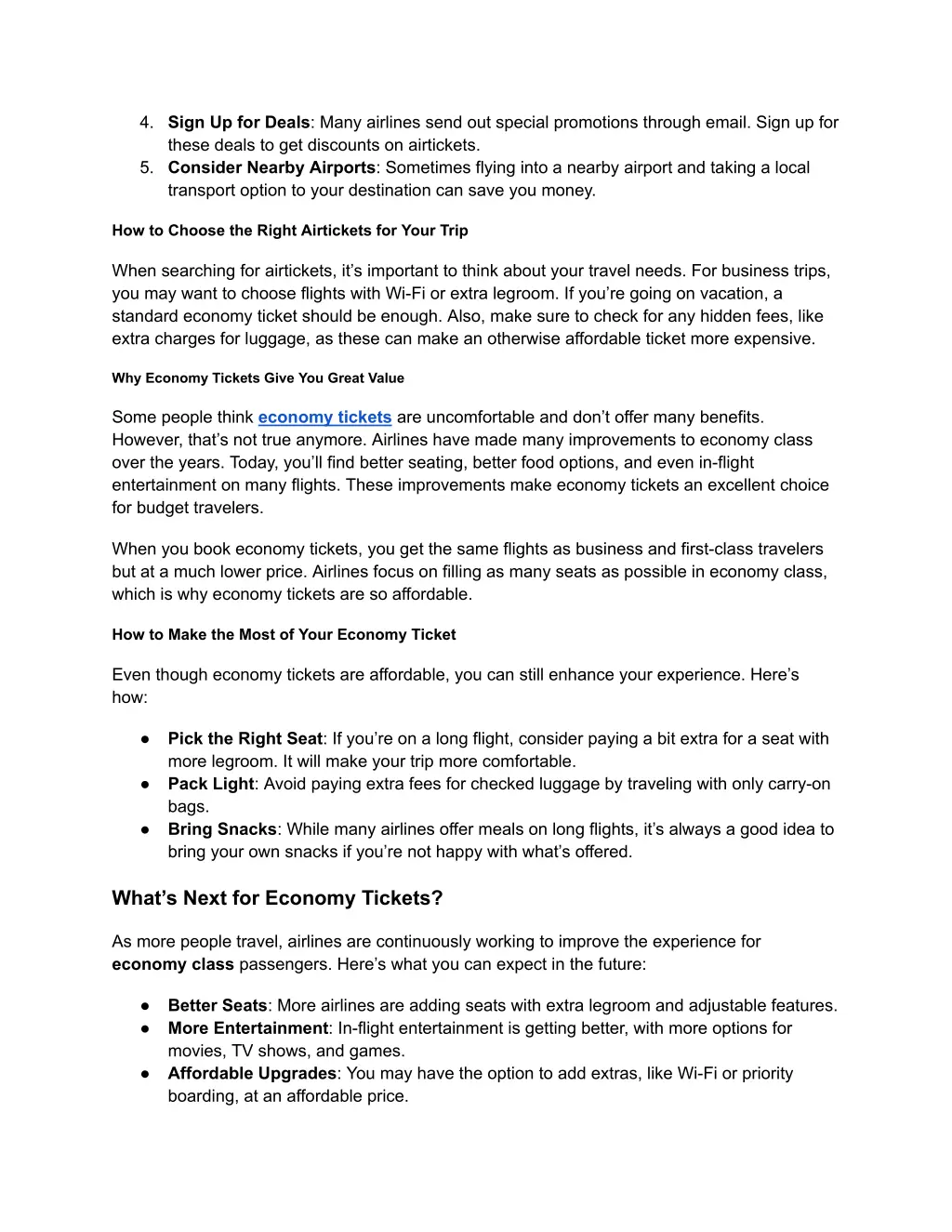 4 sign up for deals many airlines send
