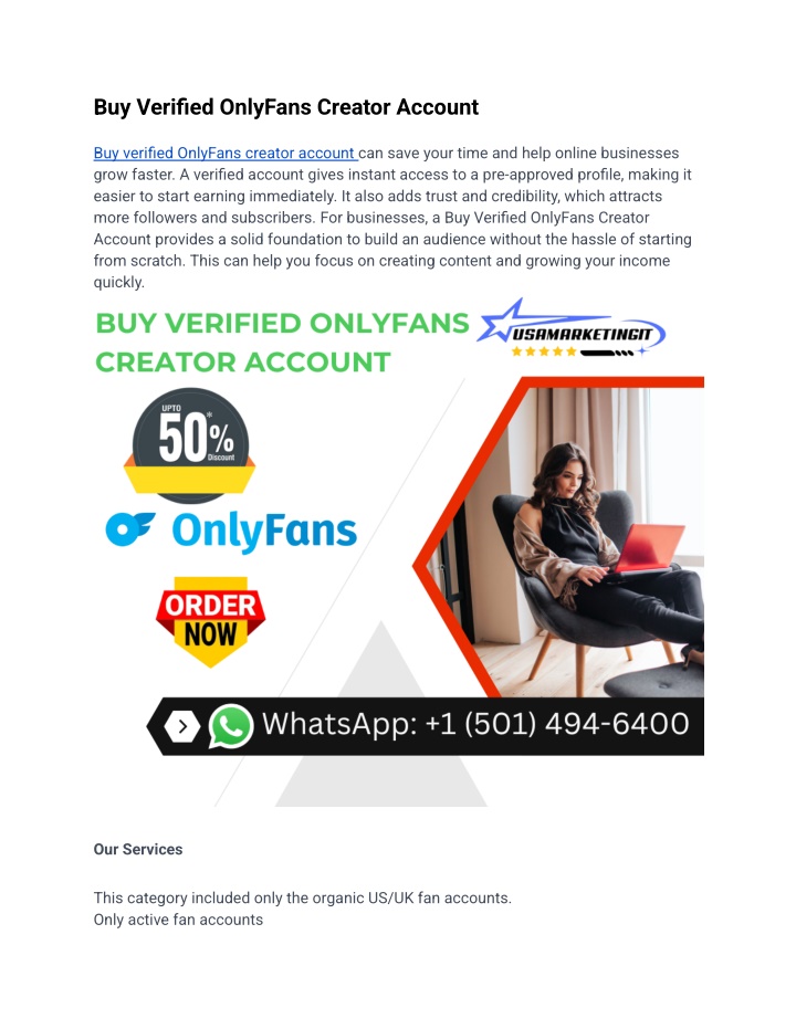 buy verified onlyfans creator account