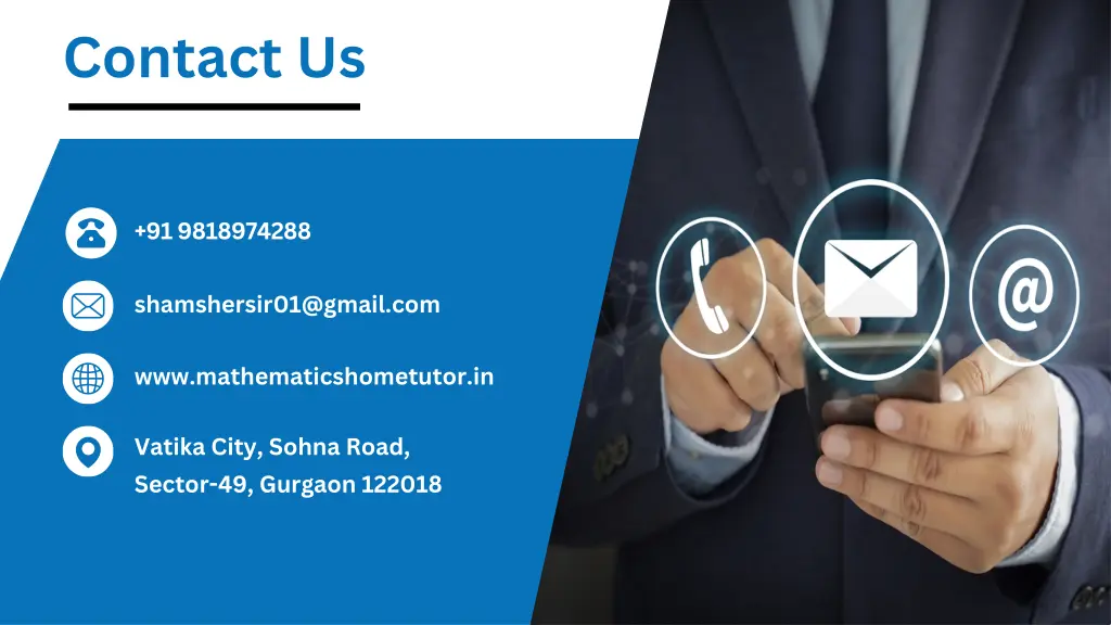 contact us