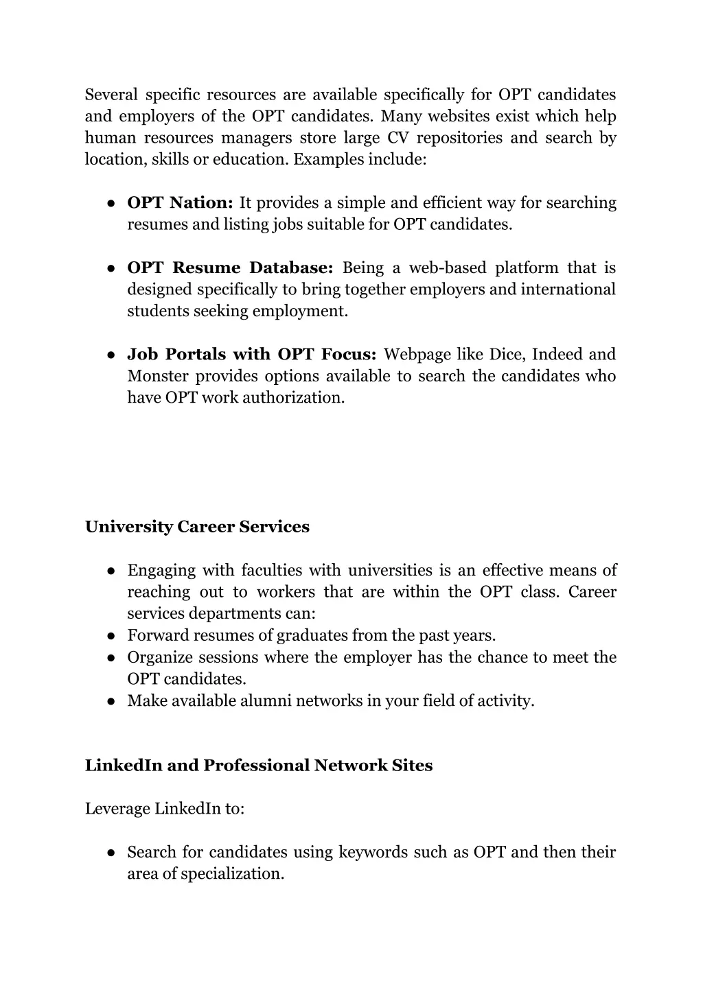 several specific resources are available