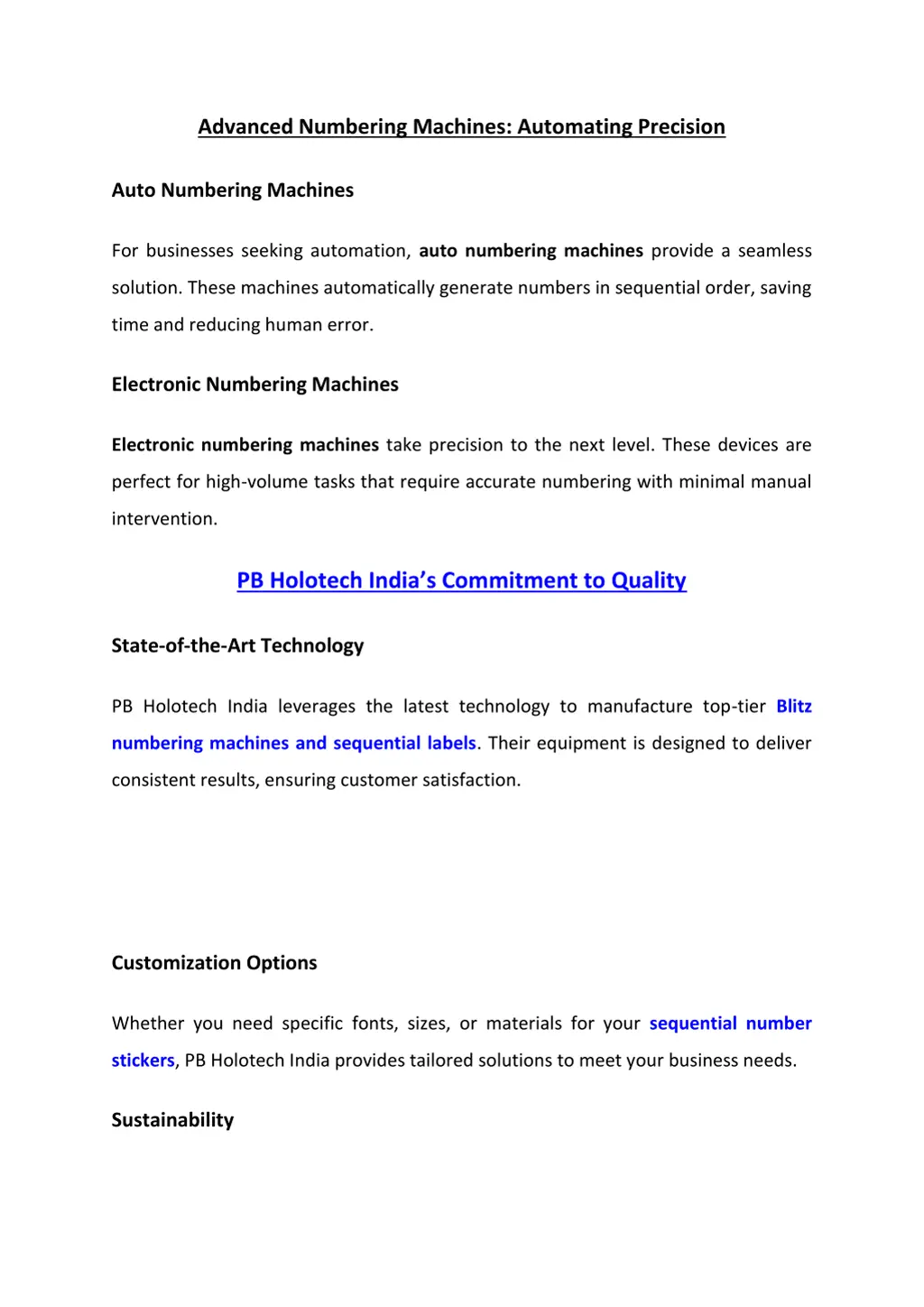 advanced numbering machines automating precision
