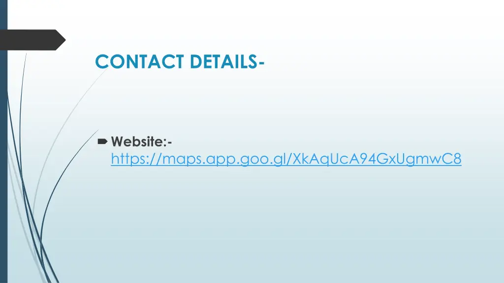 contact details
