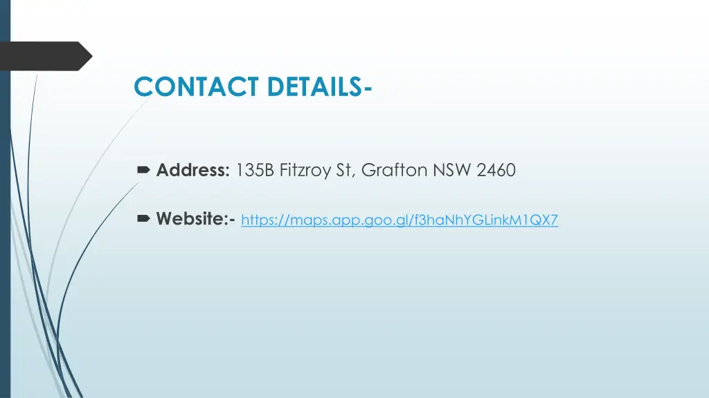 contact details