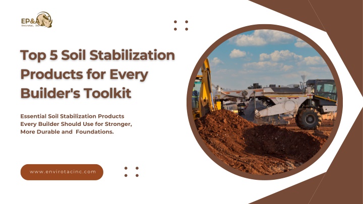 essential soil stabilization products every