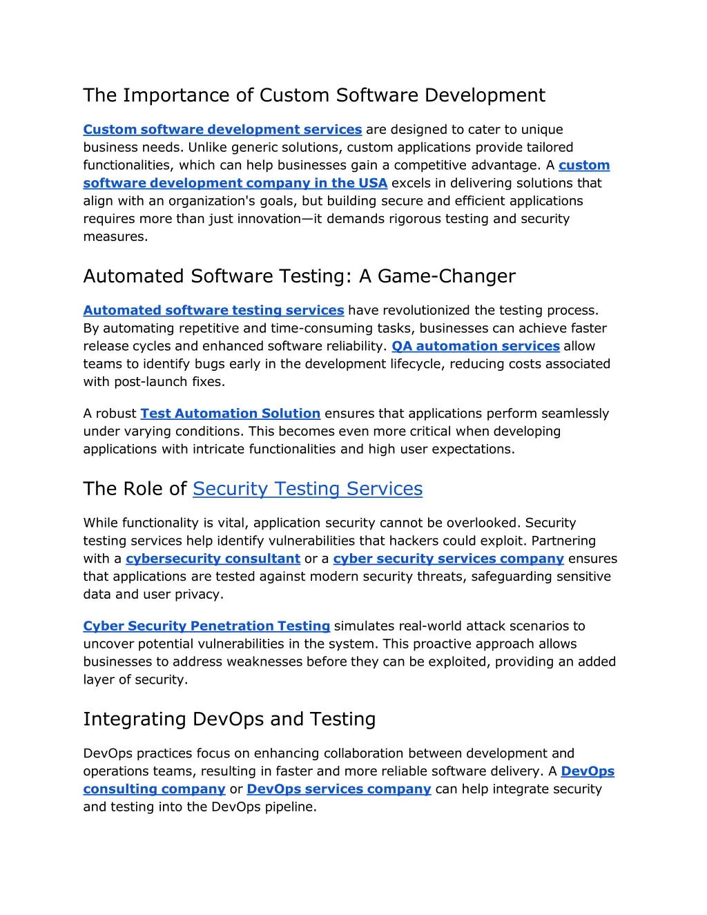 the importance of custom software development
