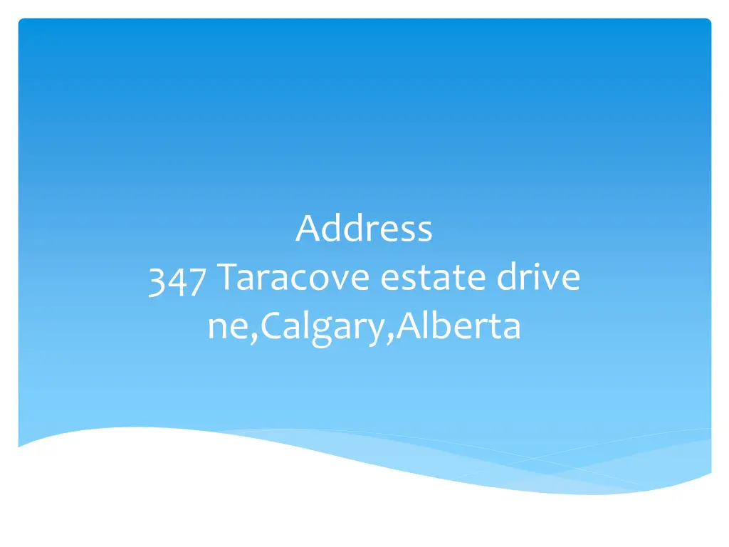 address
