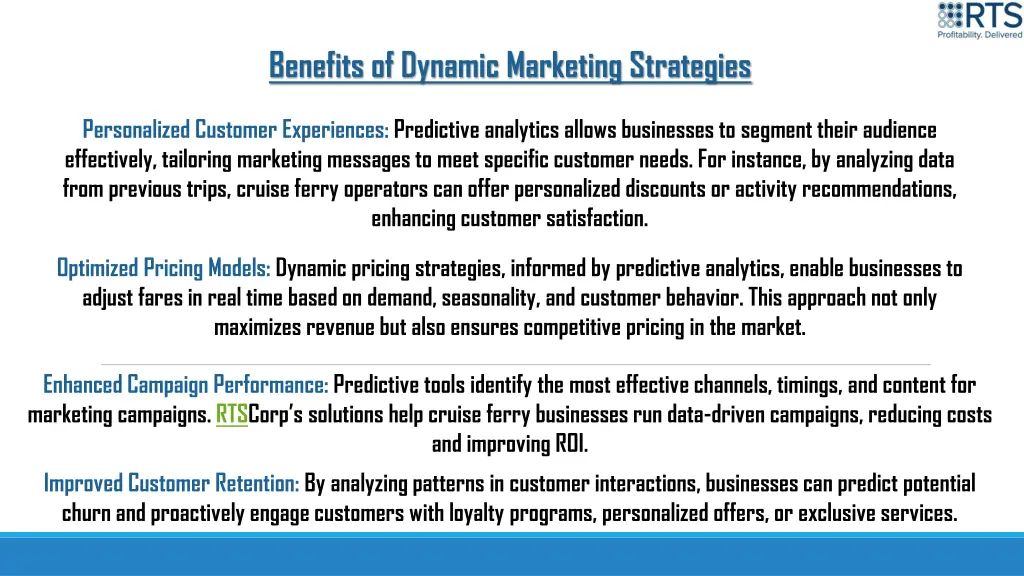 benefits of dynamic marketing strategies