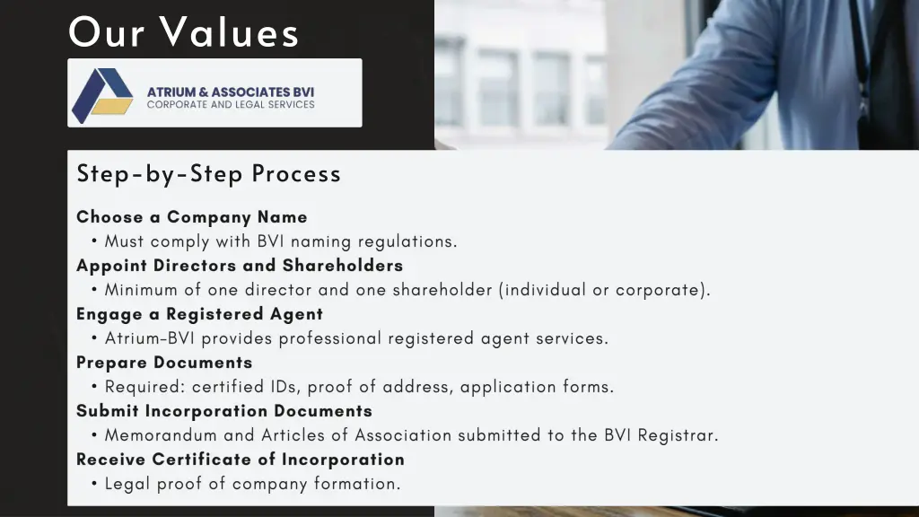 our values