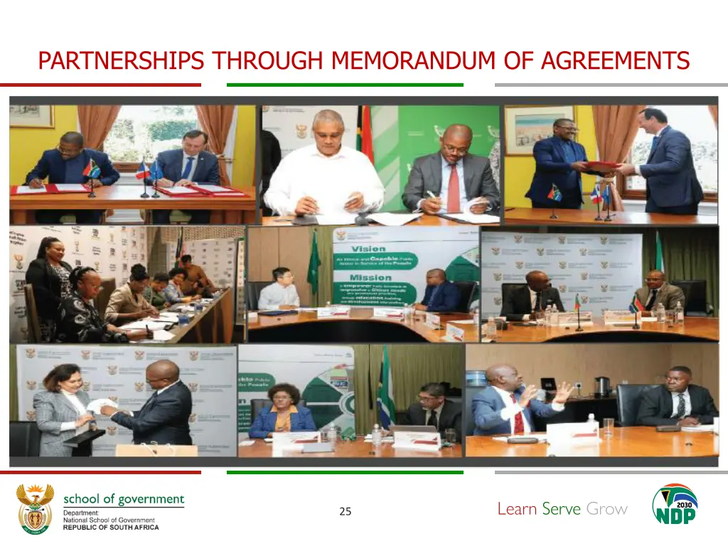 partnerships through memorandum of agreements