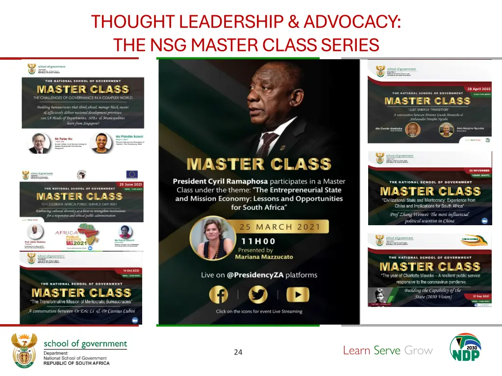 thought leadership advocacy the nsg master class