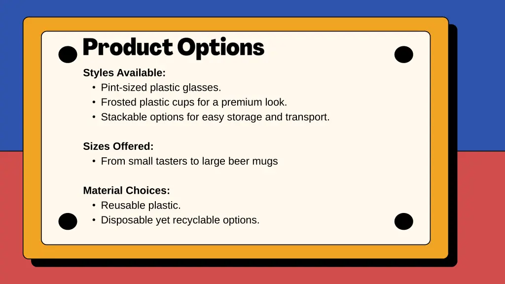 styles available pint sized plastic glasses