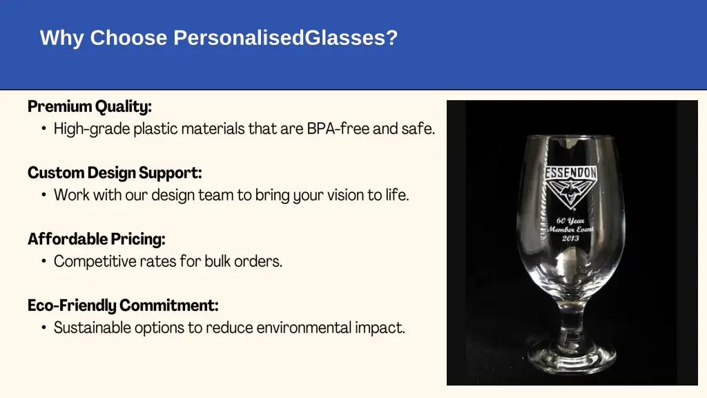 why choose personalisedglasses