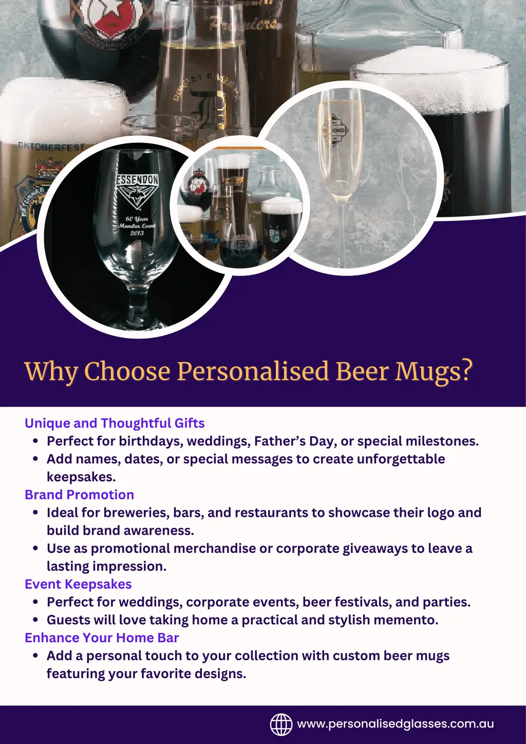 why choose personalised beer mugs why choose
