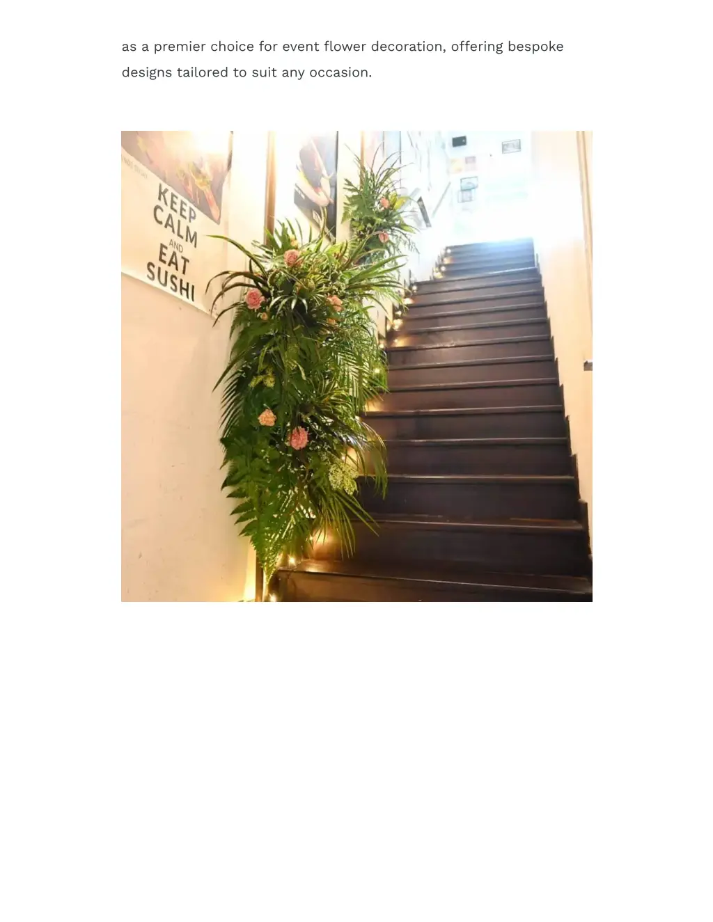 as a premier choice for event ower decoration