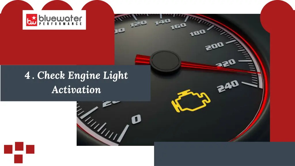 4 check engine light activation