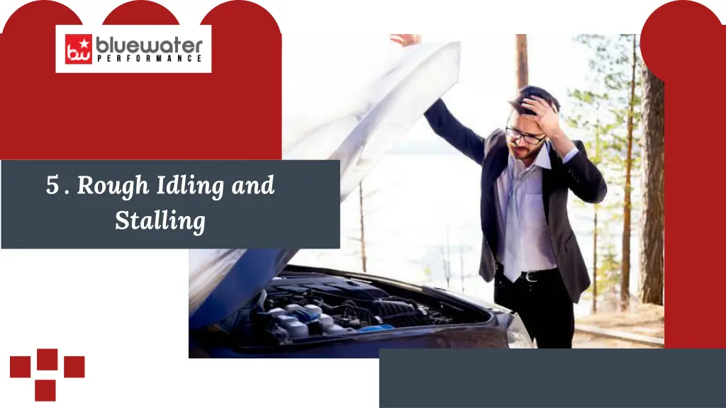 5 rough idling and stalling
