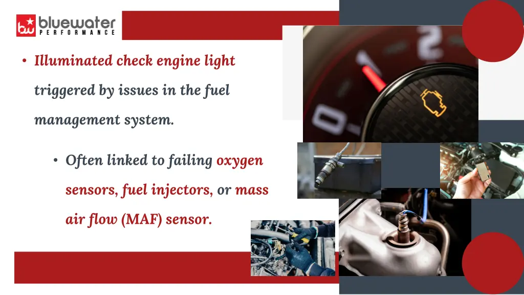 illuminated check engine light