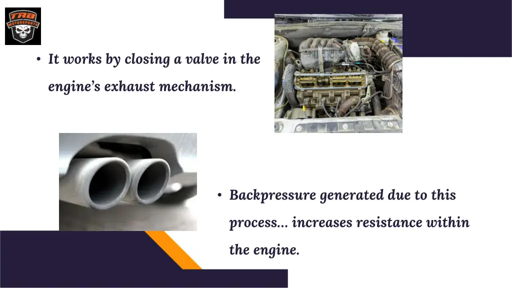 it works by closing a valve in the
