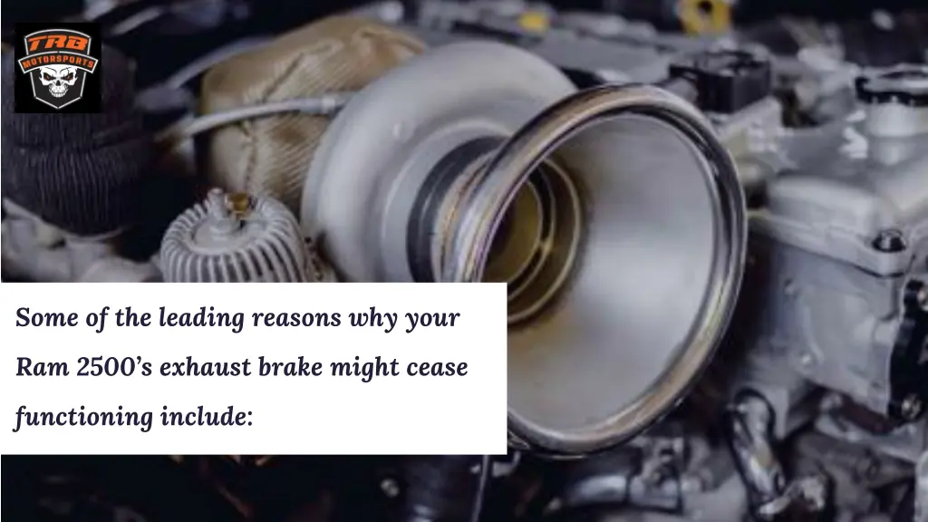 some of the leading reasons why your