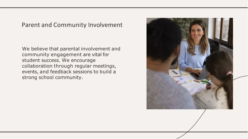 parent and community involvement