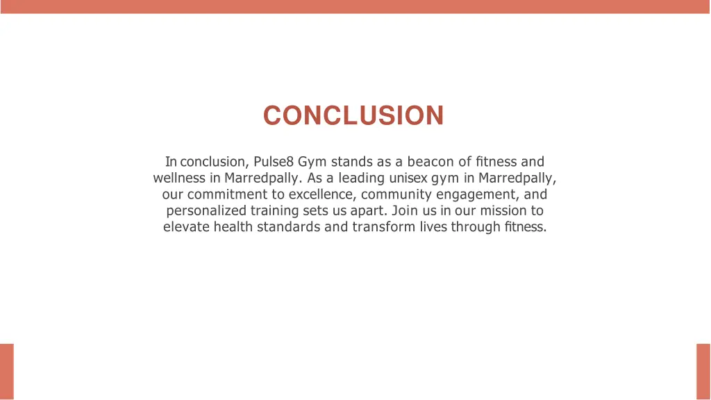 conclusion