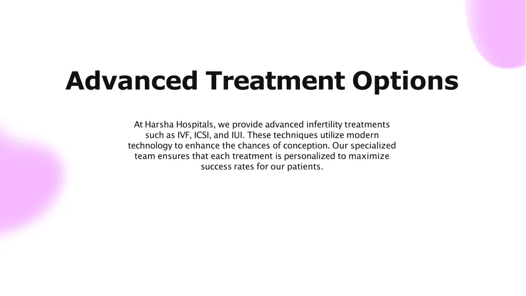 advanced treatment options