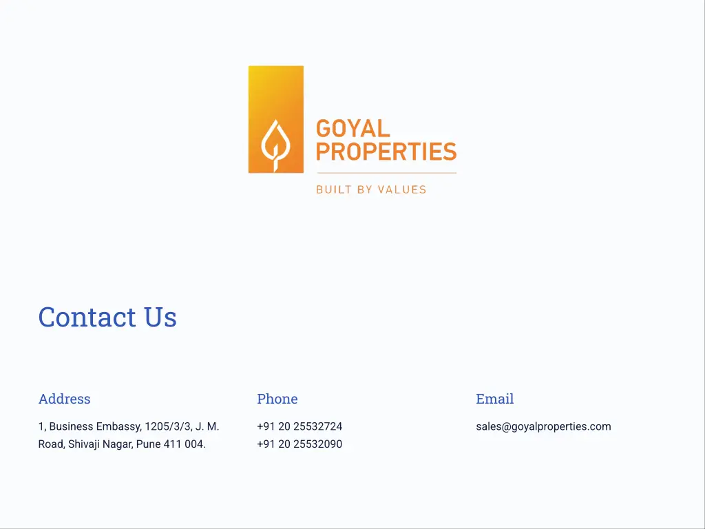 contact us
