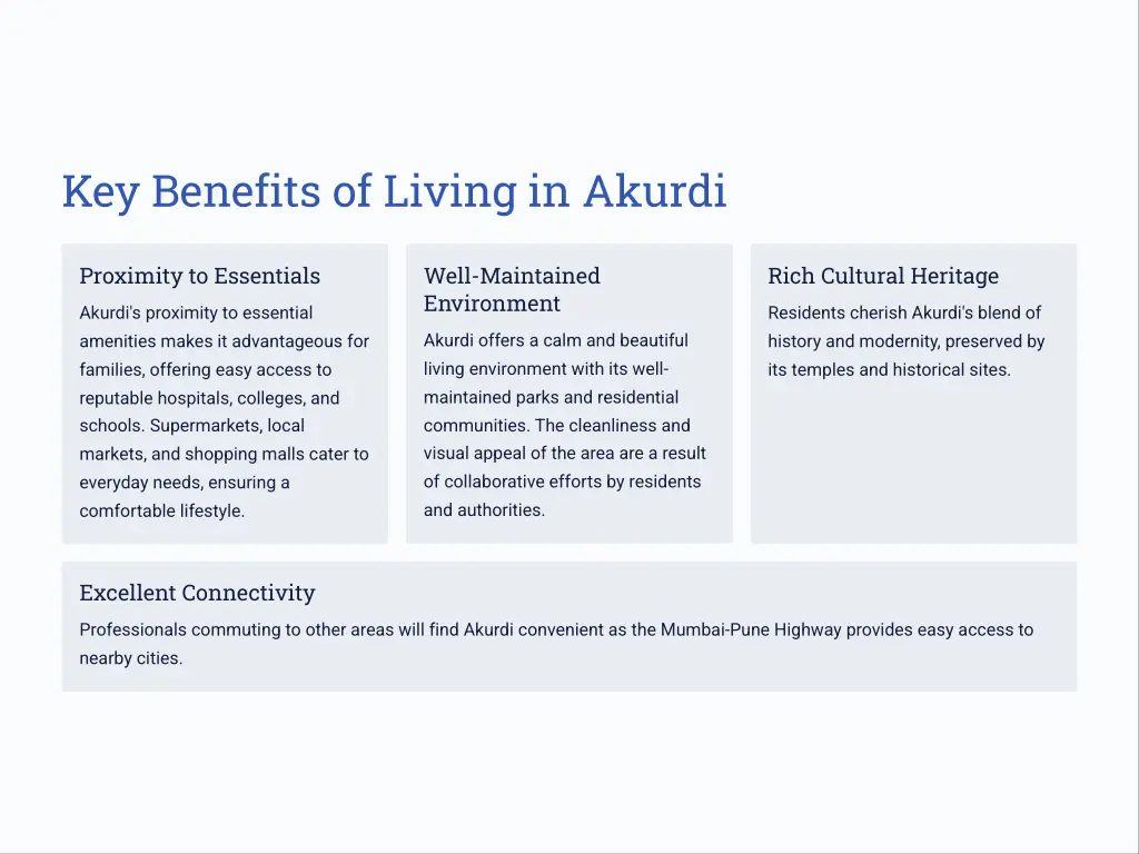 key benefits of living in akurdi