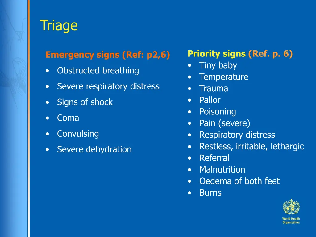 triage