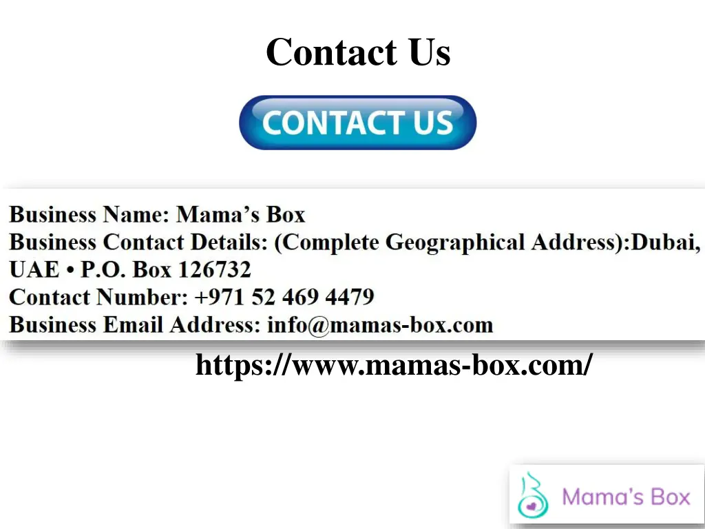 contact us