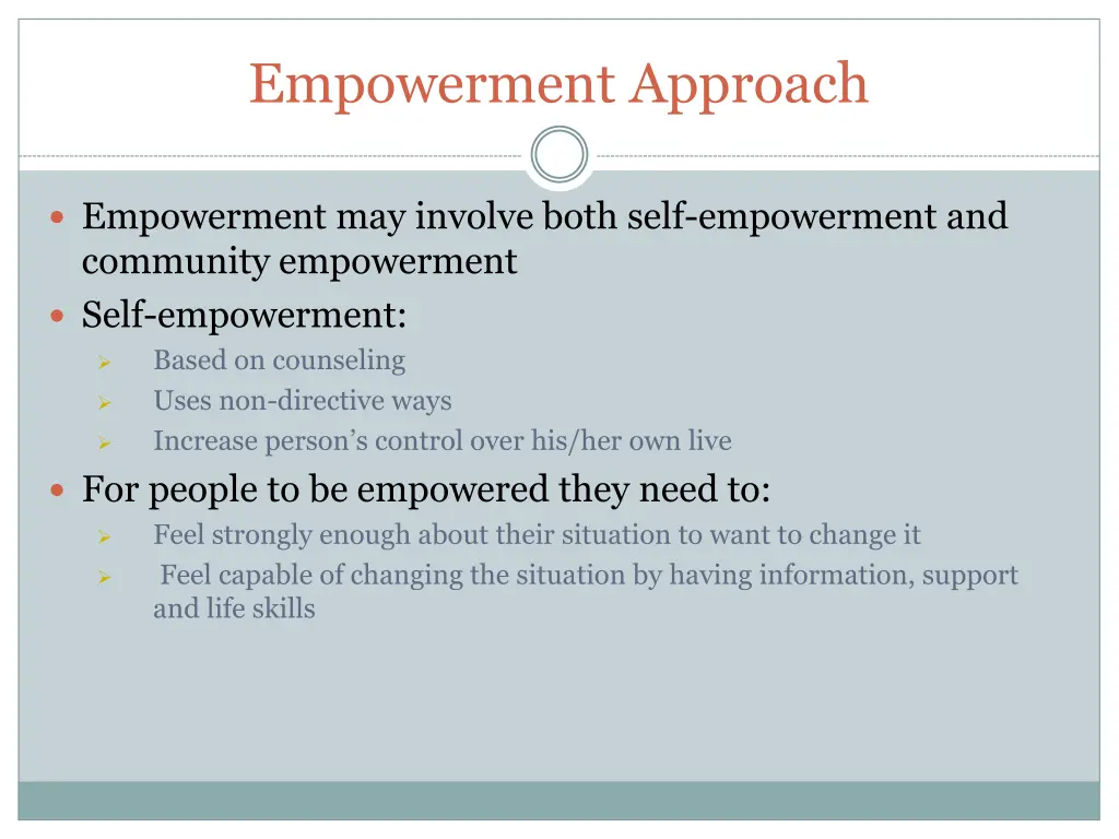 empowerment approach 2