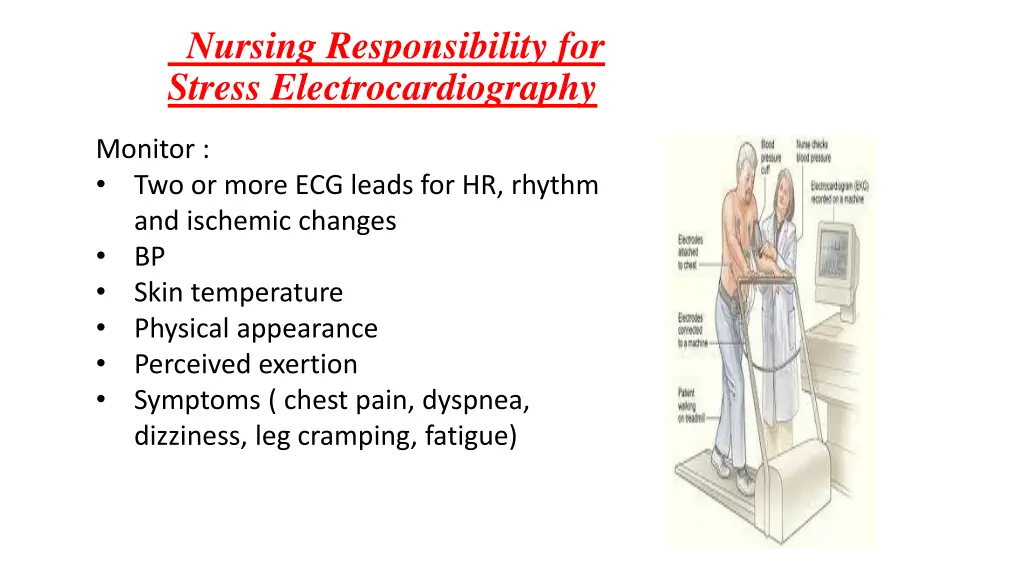 nursing responsibility for stress