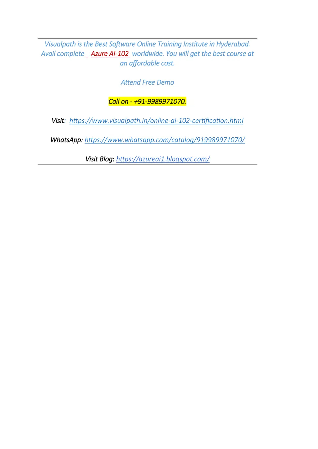 visualpath is the best software online training