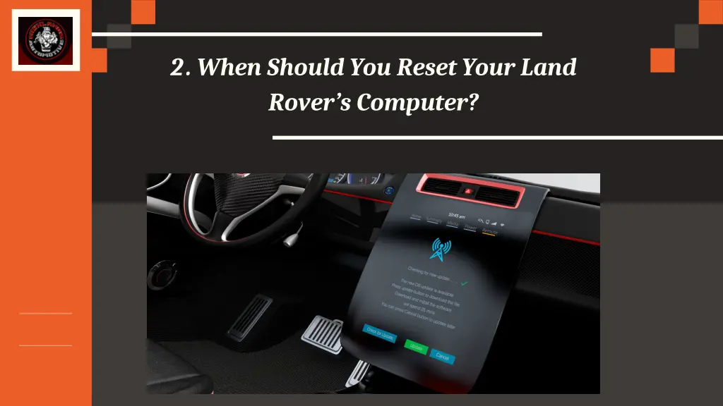 2 when should you reset your land rover s computer