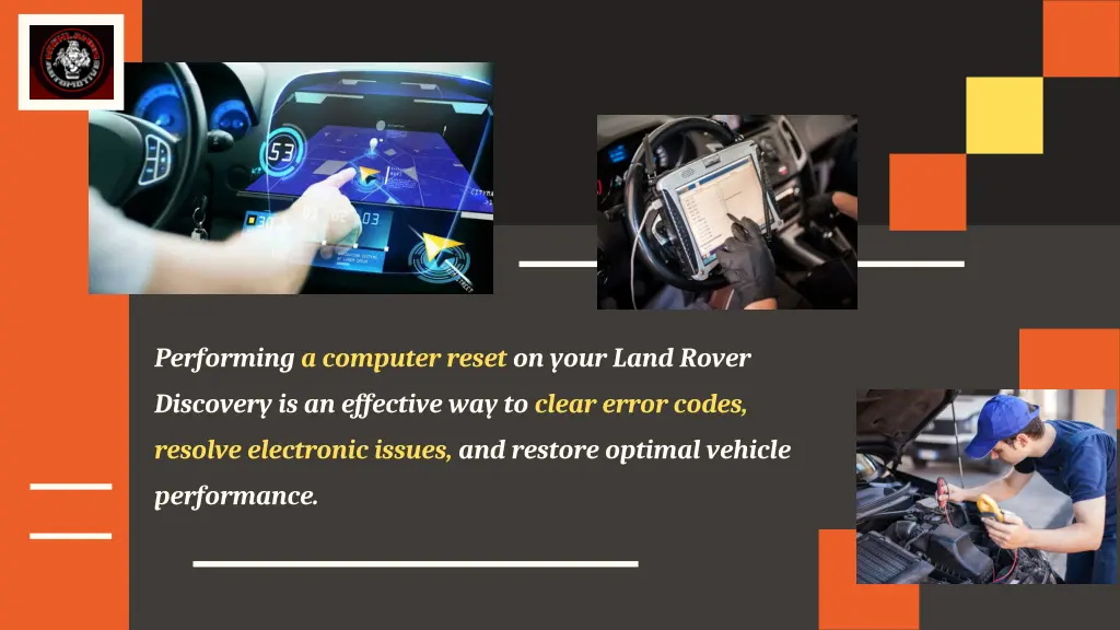 performing a computer reset on your land rover