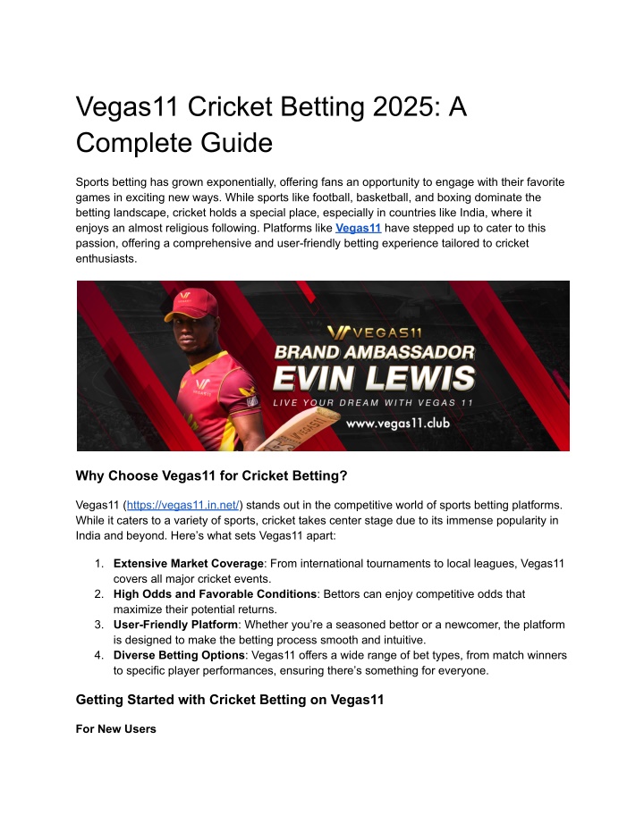 vegas11 cricket betting 2025 a complete guide