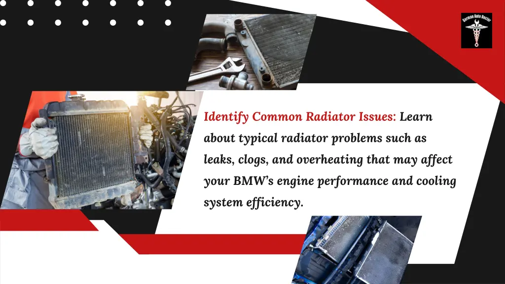 identify common radiator issues learn about